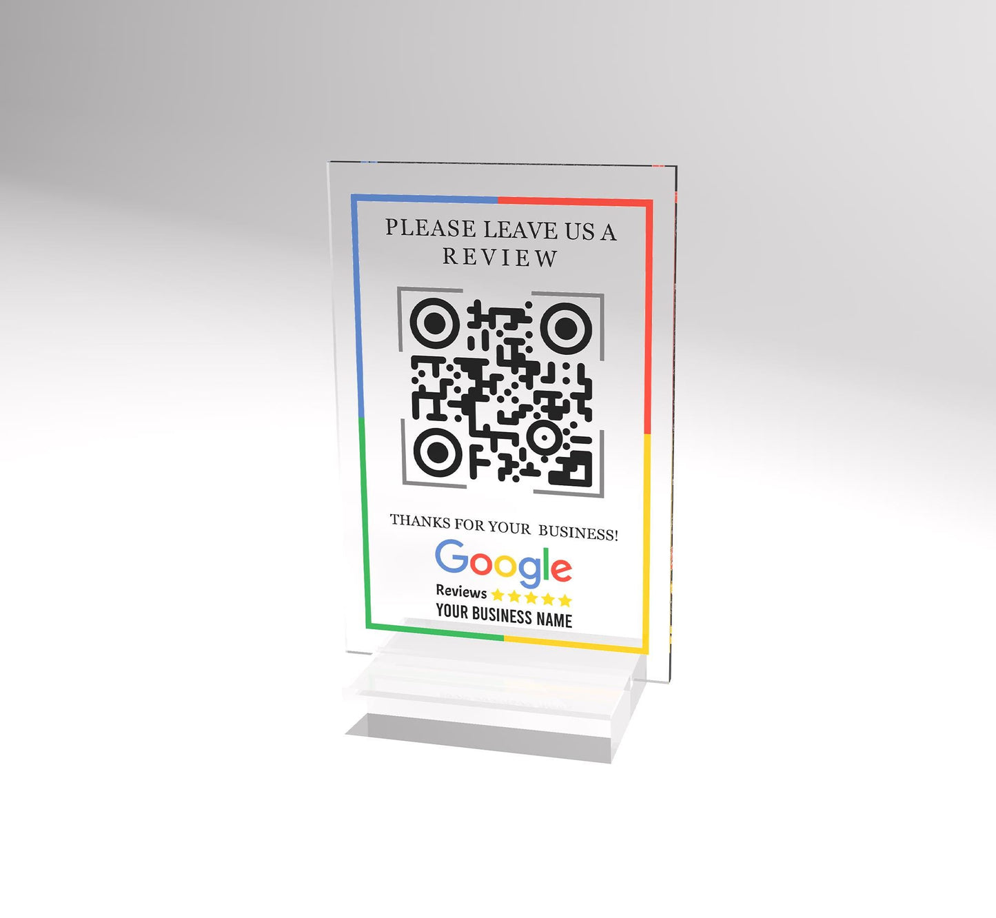 Personalized Leave Us a Review QR Code Sign, Google Review Sign, Small Business Marketing Sign, Ask for Review QR Code Sign