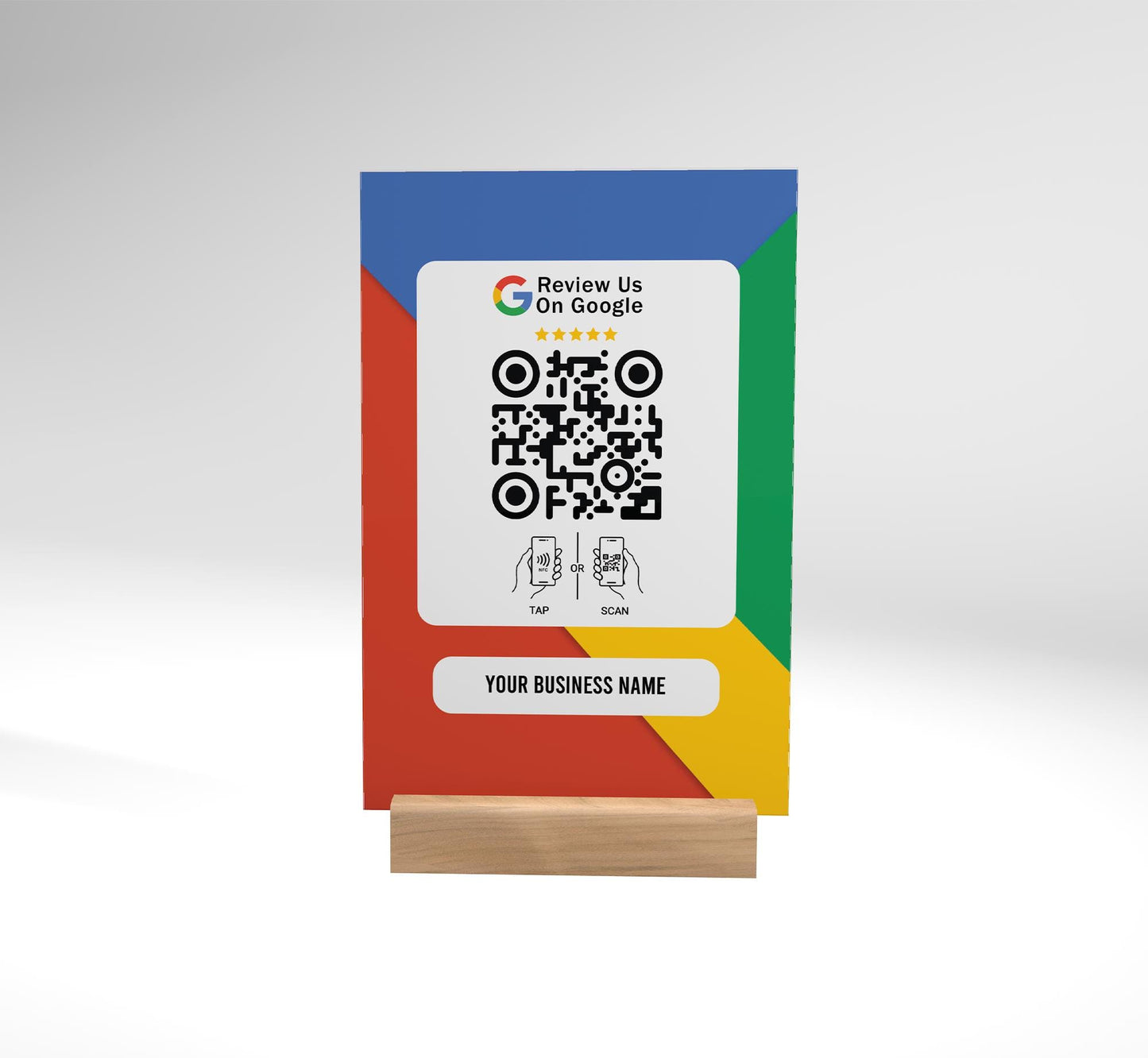 Personalized Leave Us a Review QR Code Sign, Google Review Sign, Small Business Marketing Sign, Ask for Review QR Code Sign, Acrylic