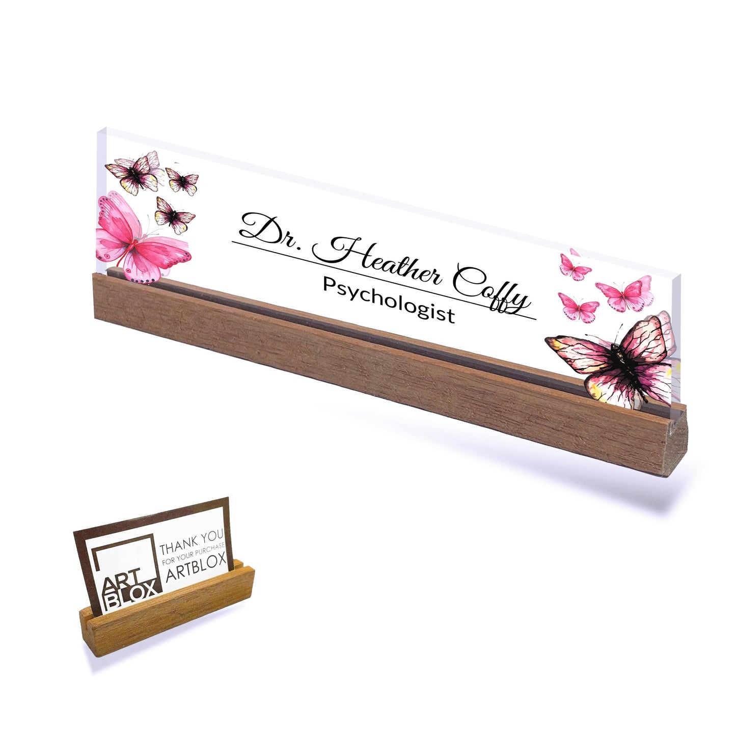 Desk Name Plate, Custom Name Plate for Desk, Acrylic Name Desk Plate, New Job Gift, Promotion Gift, Coworker Gift, Graduation