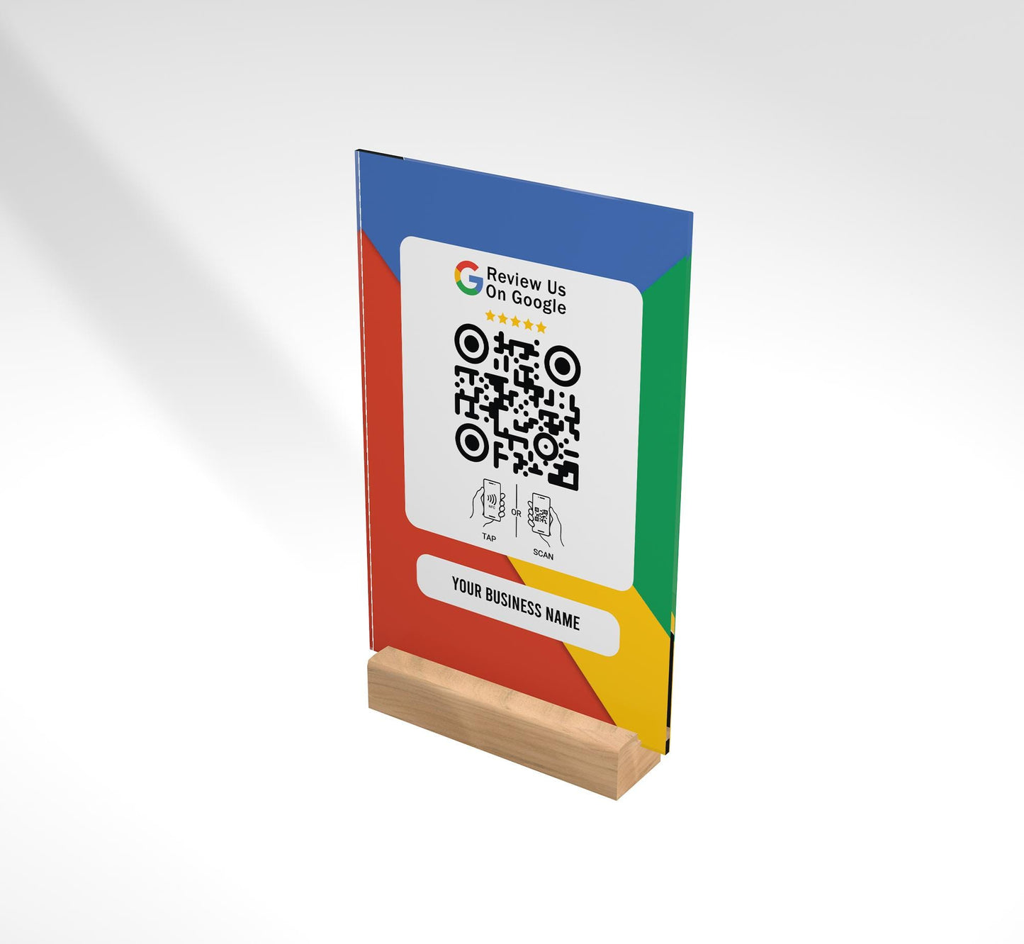 Personalized Leave Us a Review QR Code Sign, Google Review Sign, Small Business Marketing Sign, Ask for Review QR Code Sign, Acrylic