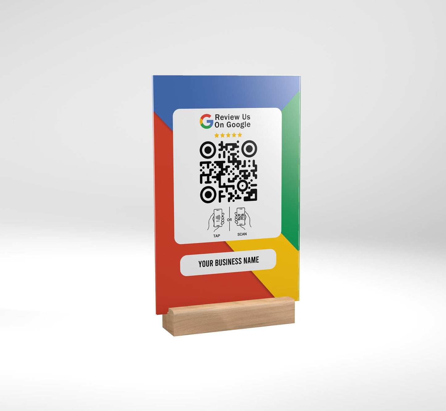 Personalized Leave Us a Review QR Code Sign, Google Review Sign, Small Business Marketing Sign, Ask for Review QR Code Sign, Acrylic