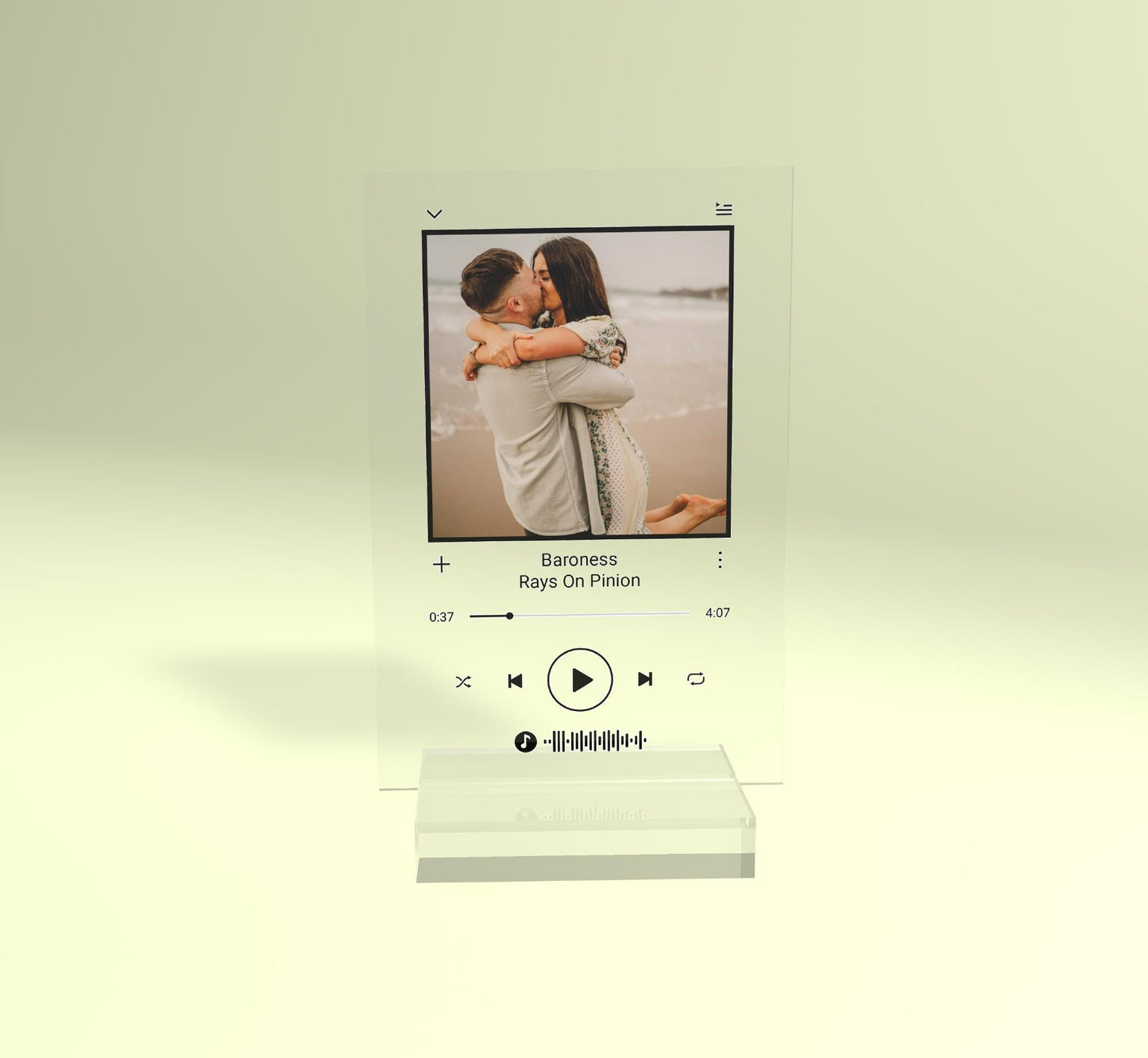 Custom Music Plaque, Your Favorite Song, Song Plaque Gift, Couples Gift, Best Friend Gift, Gift for Music Lovers, Valentine's Day