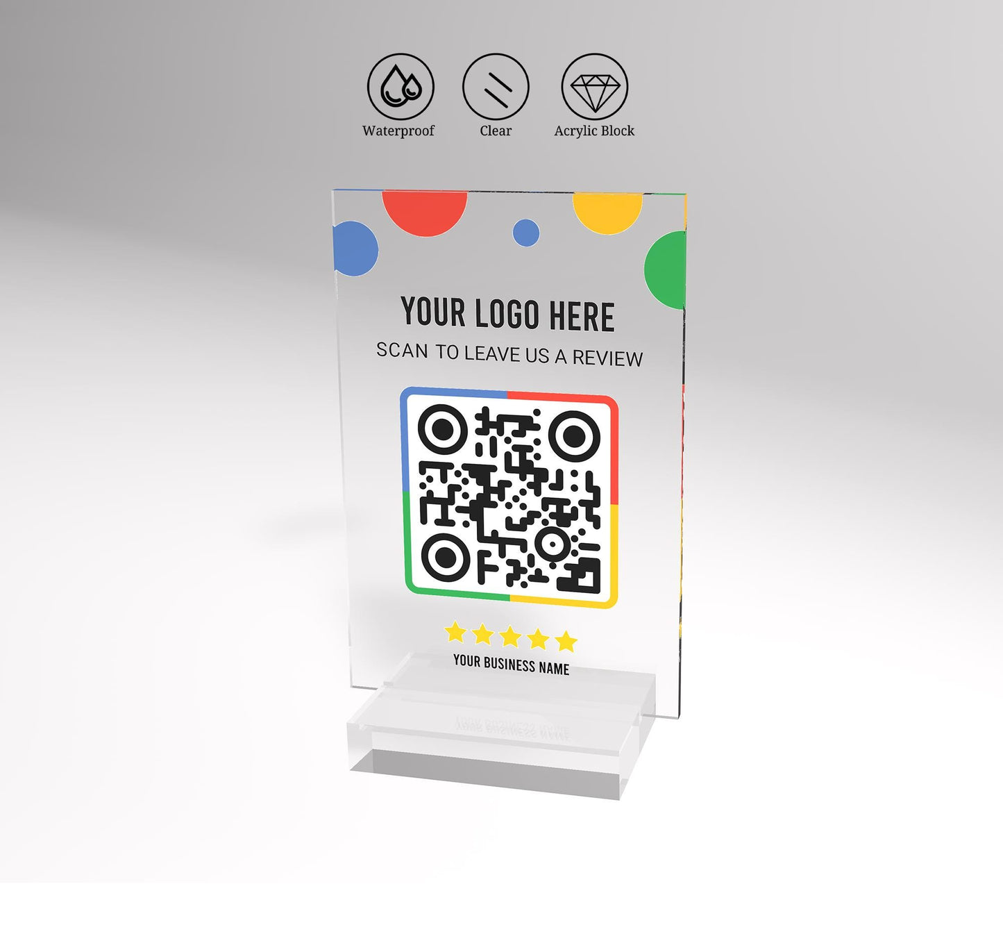 QR Code Display Sign Social Media QR Code | Salon Sign | Beauty Sign | Hairdressers Beautician Sign (4x6)inch with Different Size Option