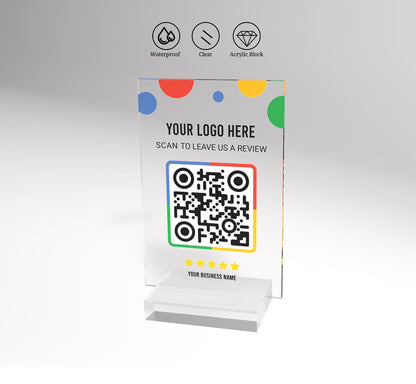 QR Code Display Sign Social Media QR Code | Salon Sign | Beauty Sign | Hairdressers Beautician Sign (4x6)inch with Different Size Option