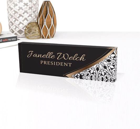 Custom Desk Name Plate,Personalized Office Decor,Desk Name Sign,Boss Gifts,Graduation Gifts,Gift for er/Him,Office Name Plate,Gifts for Boss