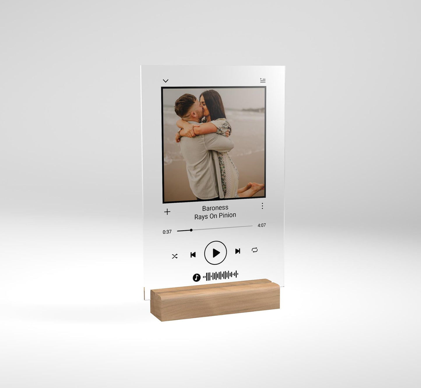 Personalized Song Acrylic Plaque, Mothers day gift, Valentines day gift, Birthday Gift, Wedding Gift, Christmas Gift, Minimalist (4x6) inch