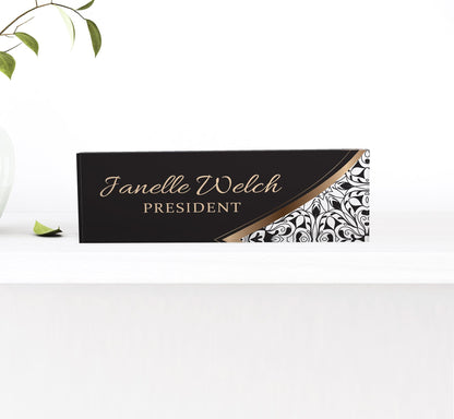 Custom Desk Name Plate,Personalized Office Decor,Desk Name Sign,Boss Gifts,Graduation Gifts,Gift for er/Him,Office Name Plate,Gifts for Boss