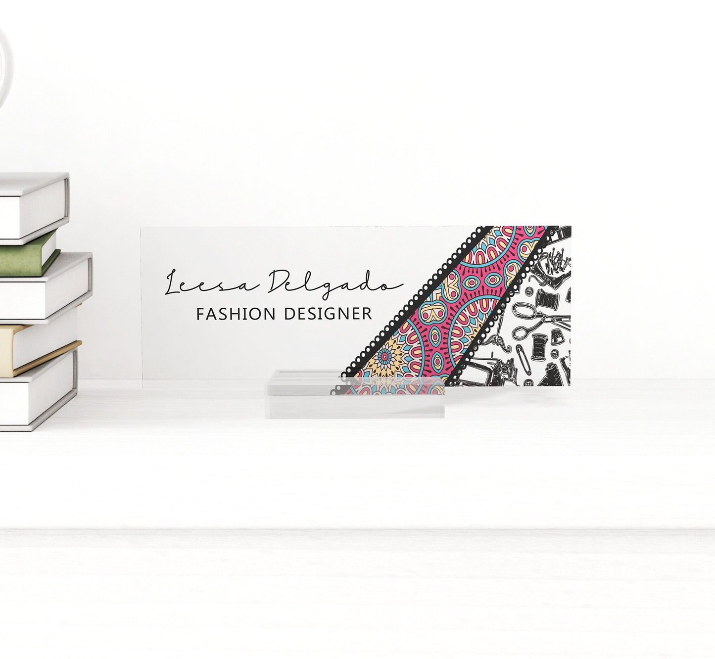 Desk name plate, marble design name plate for desk, personalized business gift, promotion gift, gift for boss, gift for coworkers