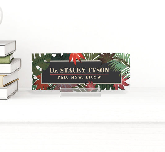 Phd Gift, Teacher Name plate, Office Decor, Desk Name Plate Custom, Name Plate for Desk, Daughter Gift, Desk Plaque