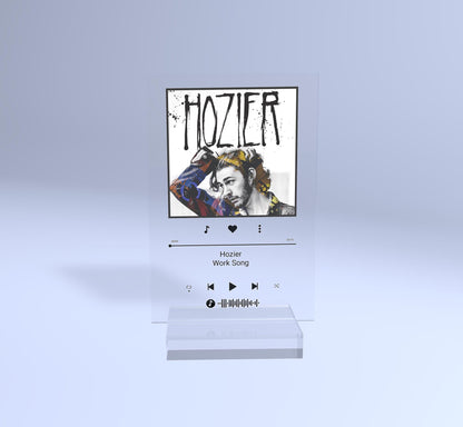 Custom Acrylic Music Plaque , Personalized Photo & Song Display with Scannable Qr Code, Perfect Gift for Music Lovers, or Gift for Couples