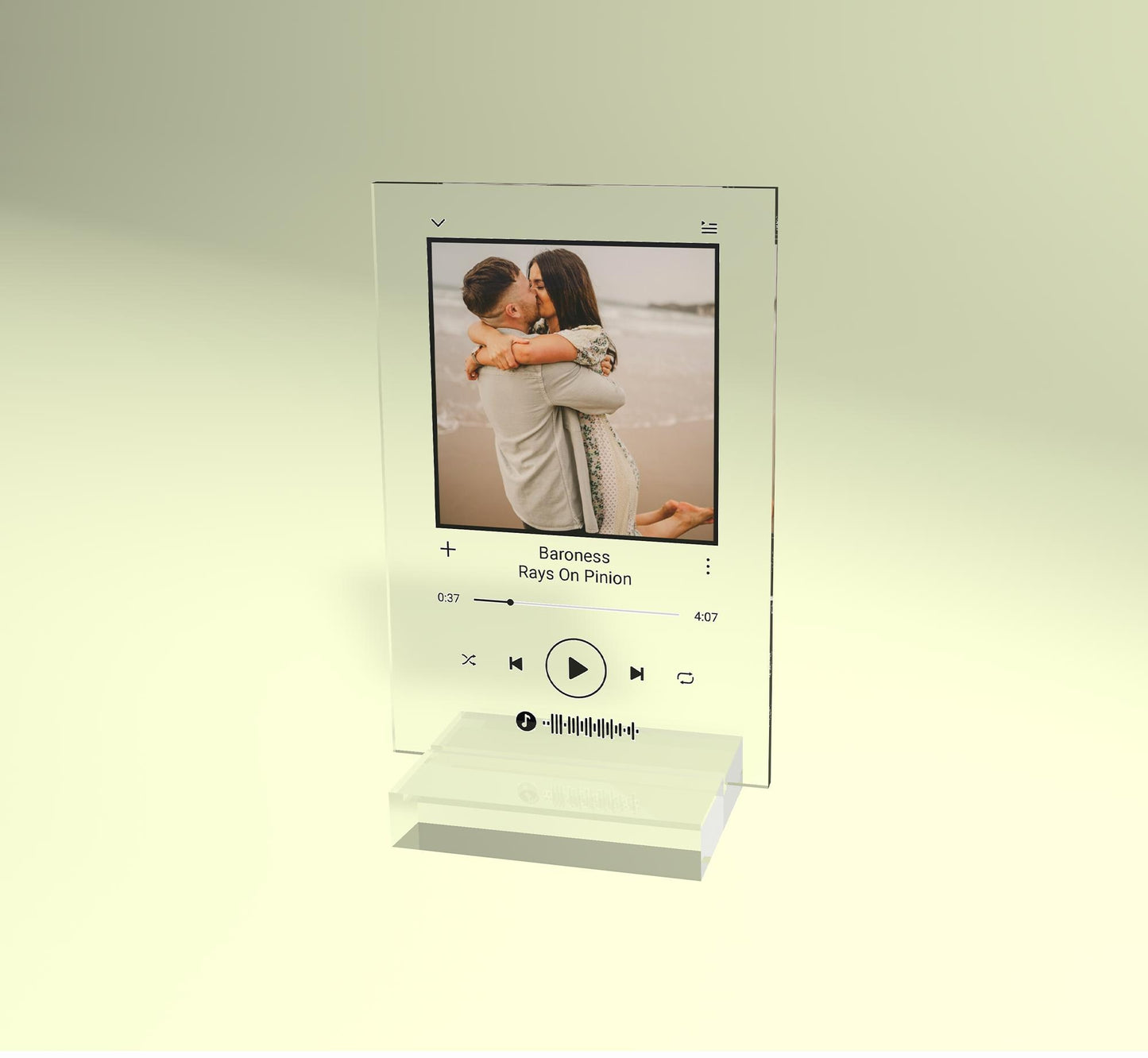 Custom Music Plaque, Your Favorite Song, Song Plaque Gift, Couples Gift, Best Friend Gift, Gift for Music Lovers, Valentine's Day