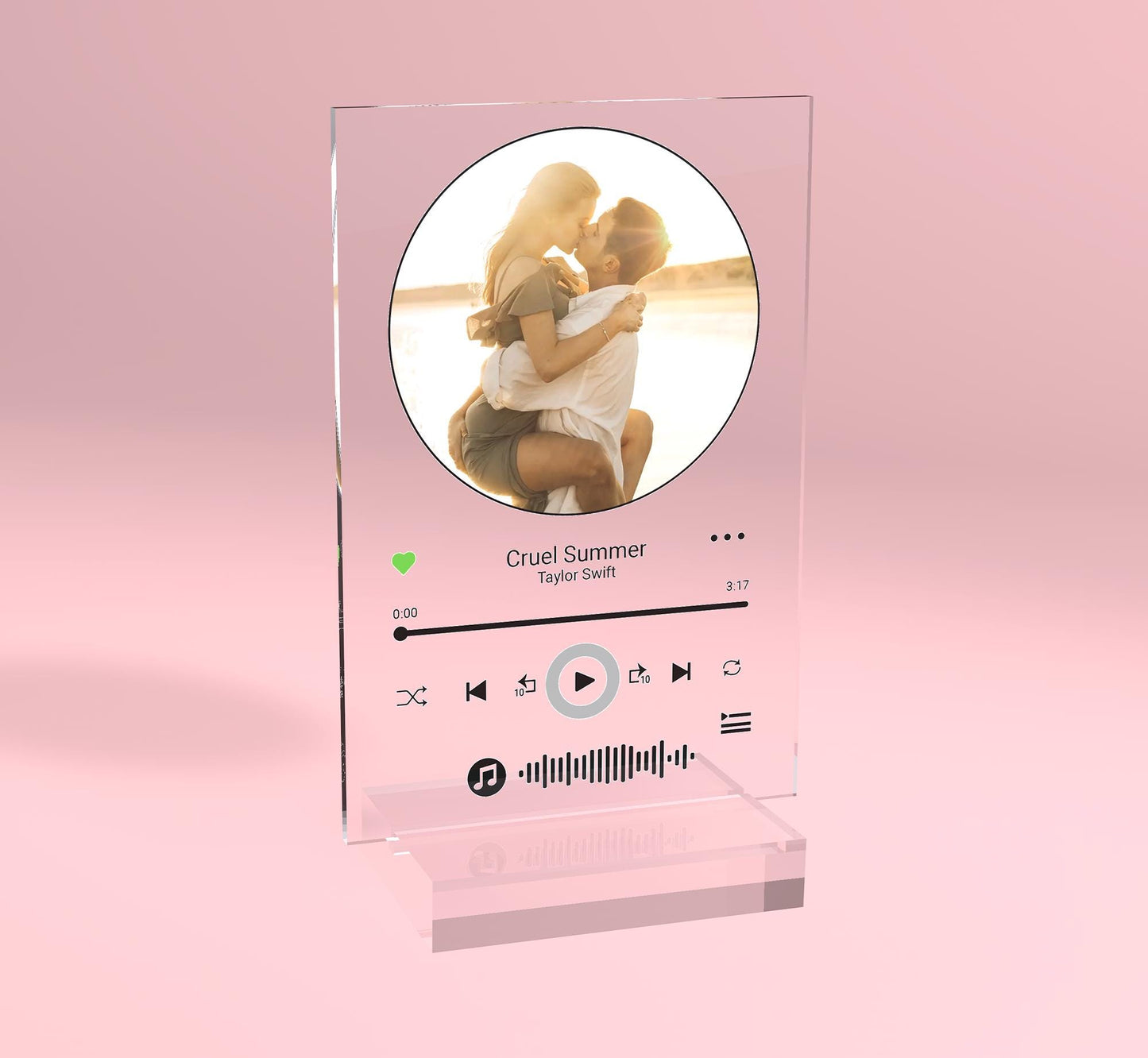 Custom Acrylic Music Plaque Song Plaque - Personalized Album Cover Music Plaque - Anniversary Gifts for Her & Him