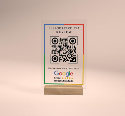 QR Code Sign, Business Social Media QR Code Sign, Scan to Review Connect with us Pay Plaque, Payment Method, QR Social Media Sign