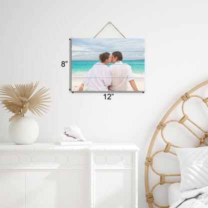Artblox Handmade Personalized Photo Prints on Wood - Inspirational Wall Art with Your Picture - Custom Photo Gifts 6"x6"