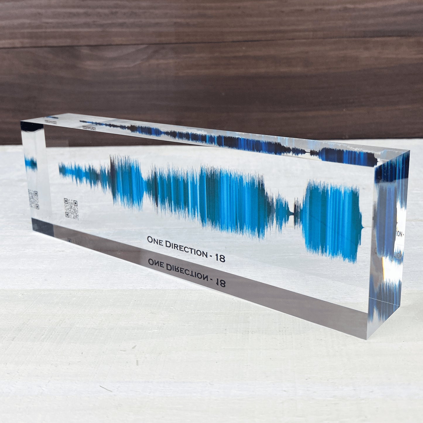 Soundwave Art Customized Gifts | Any Personal Recording or Song On Acrylic Block | Unique Personalized Gift for Anniversary or Holiday