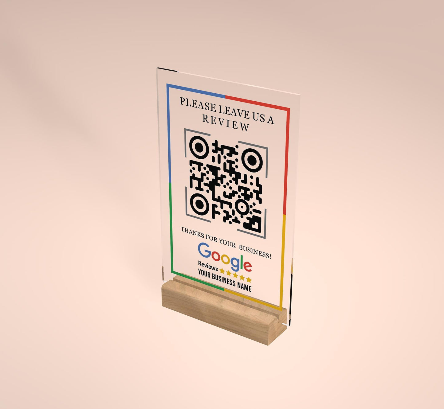 QR Code Sign, Business Social Media QR Code Sign, Scan to Review Connect with us Pay Plaque, Payment Method, QR Social Media Sign