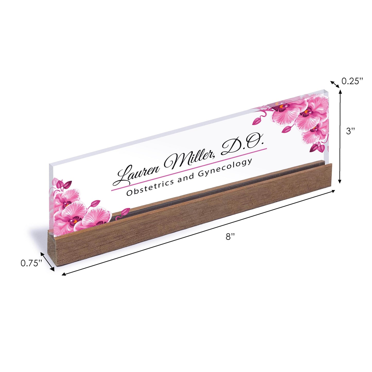 Custom Office Decor | Desk Name Plate Personalized | Personalized Gifts | Acrylic Name Plate | Gifts for Coworker | Christmas Gift for Boss