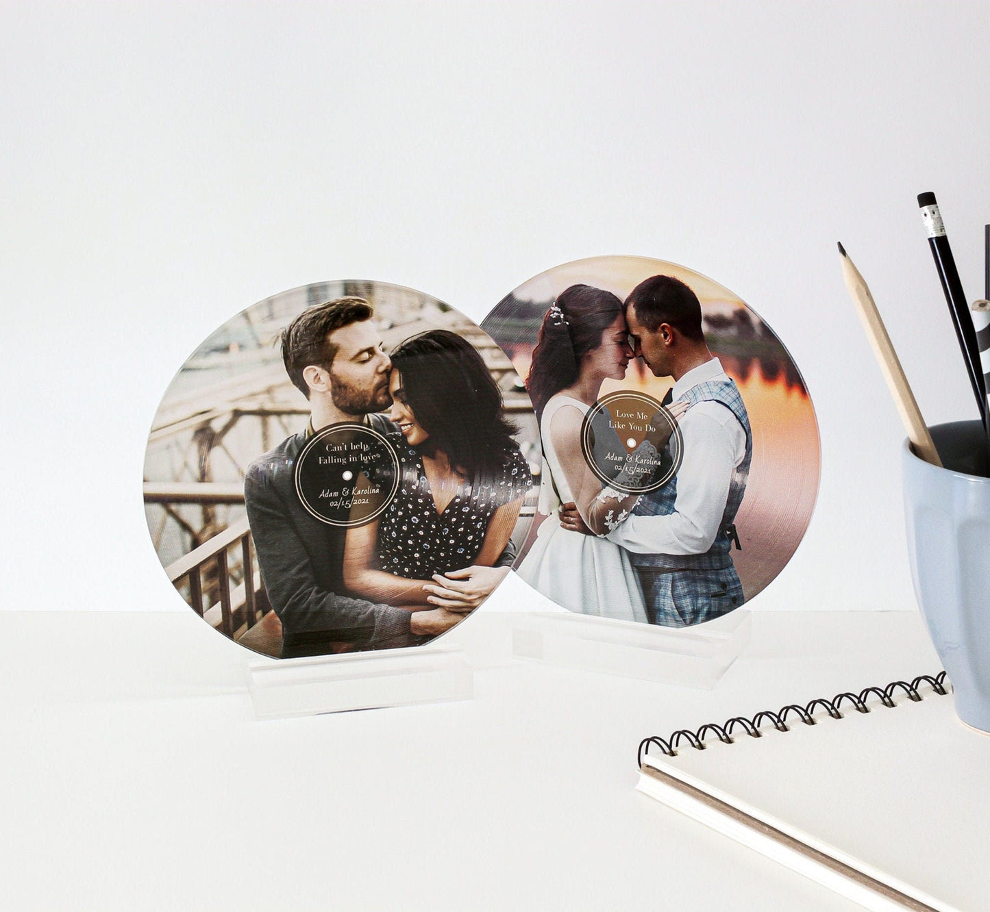 Personalized vinyl record, acrylic music plaque, custom plaque, music award, best artist award, vinyl record plaque 5"x5"