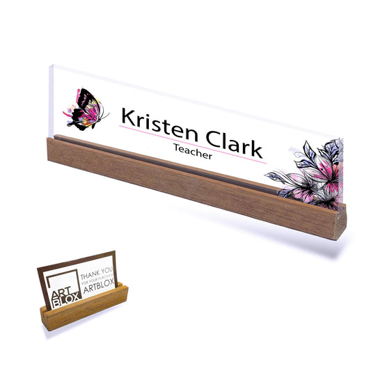 Custom Desk Name Sign, Acrylic Desk Name, Personalized Acrylic Name Plate for Desk, Coworker Gift, Office Decor, Custom Desk Name Plate