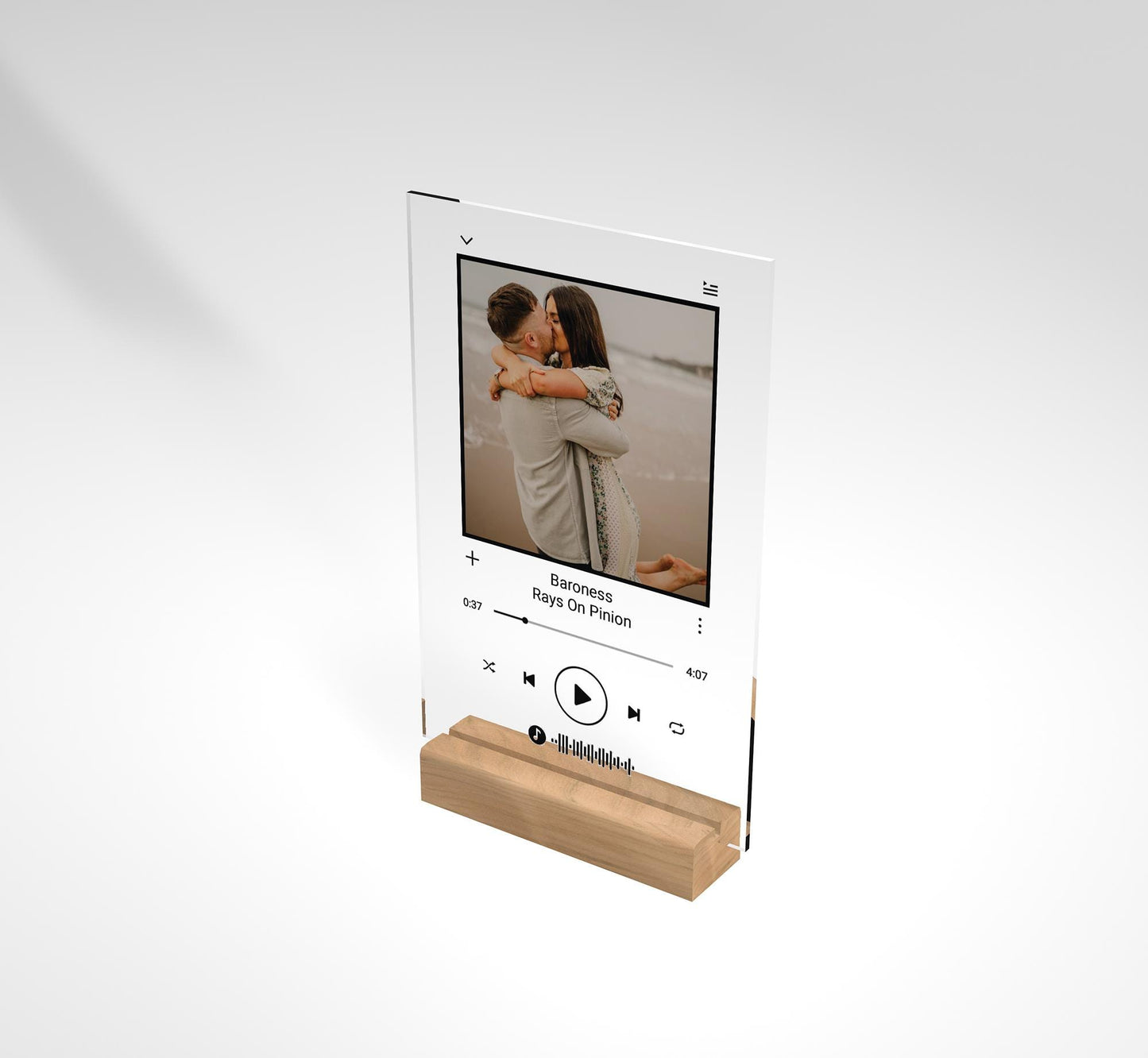 Personalized Song Acrylic Plaque, Mothers day gift, Valentines day gift, Birthday Gift, Wedding Gift, Christmas Gift, Minimalist (4x6) inch