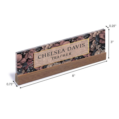 Custom Name Plate for Desk, Desk Name Plate, Coworker Teacher New Job Gift, Work Gifts for Men Women Lady Boss,Desk Plaque,Acrylic Desk Sign