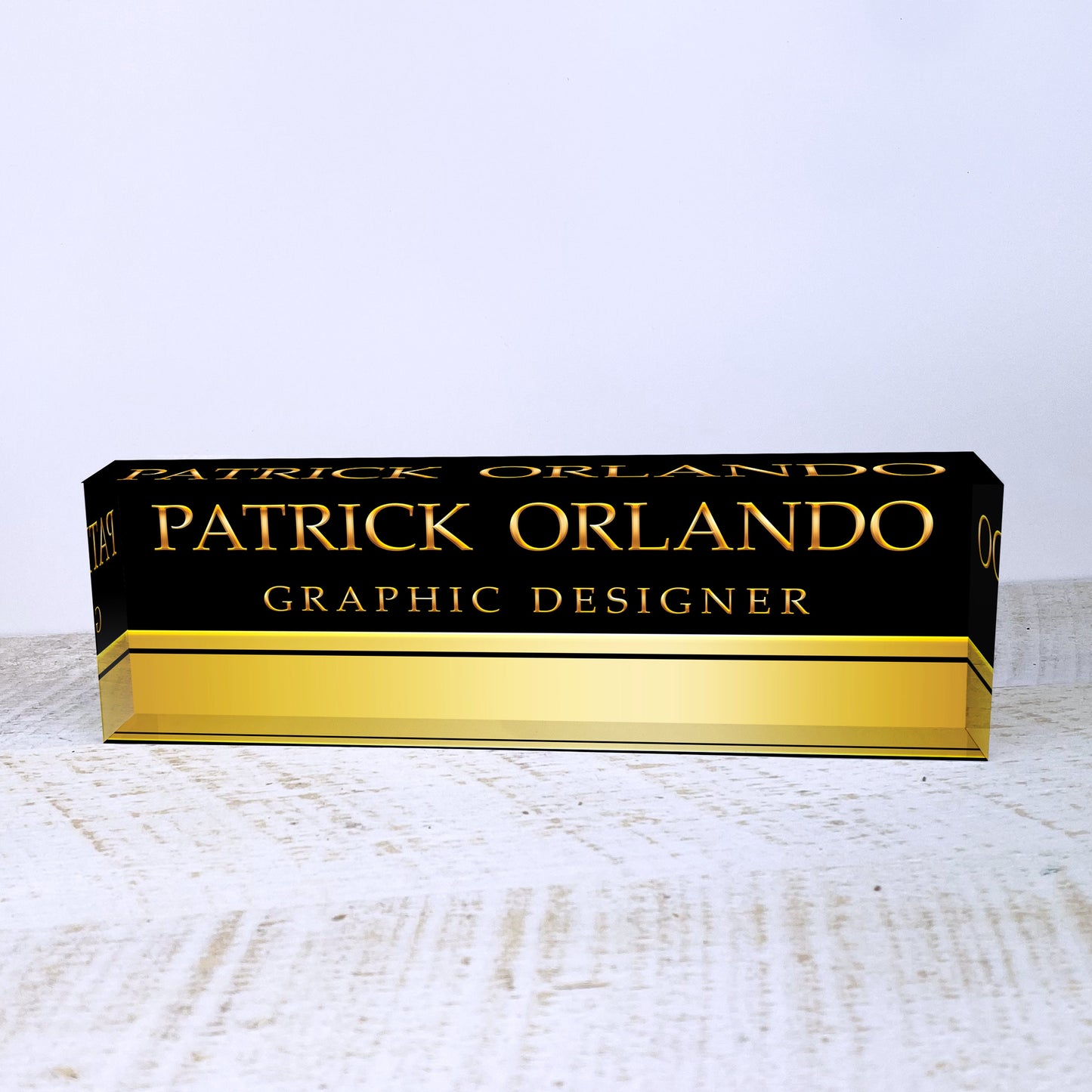 Personalized Name Plate for Desk | Custom Office Decor Nameplate Sign | Personalised Gift