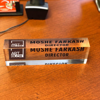Custom Order Personalized Name Plate for Desk | Custom Office Decor Nameplate Sign | Personalised Gift