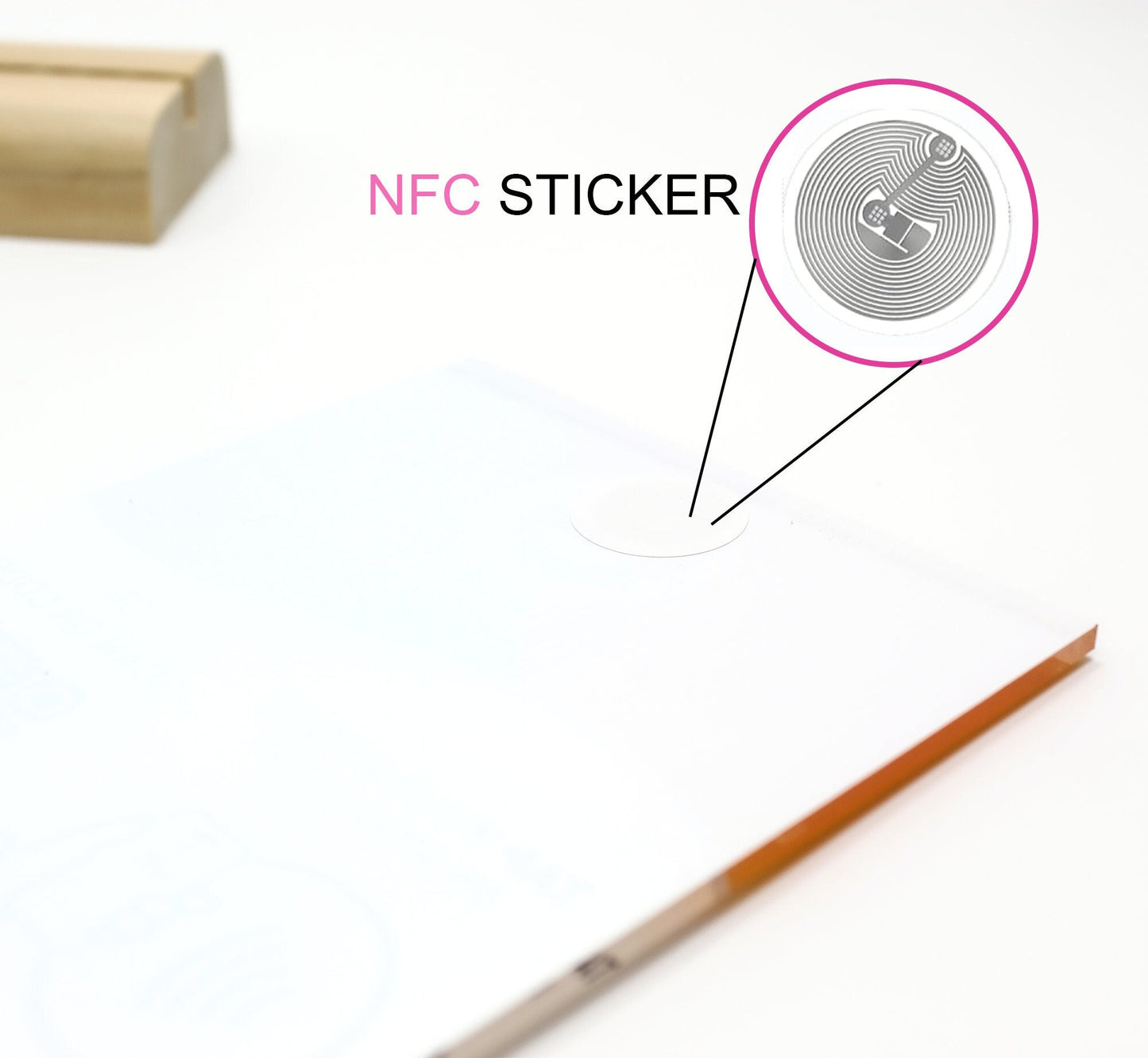 ARTBLOX - NFC google review stand, business review link social media qr code, salon sign, hairdressers sign, beautician sign, barcode scan