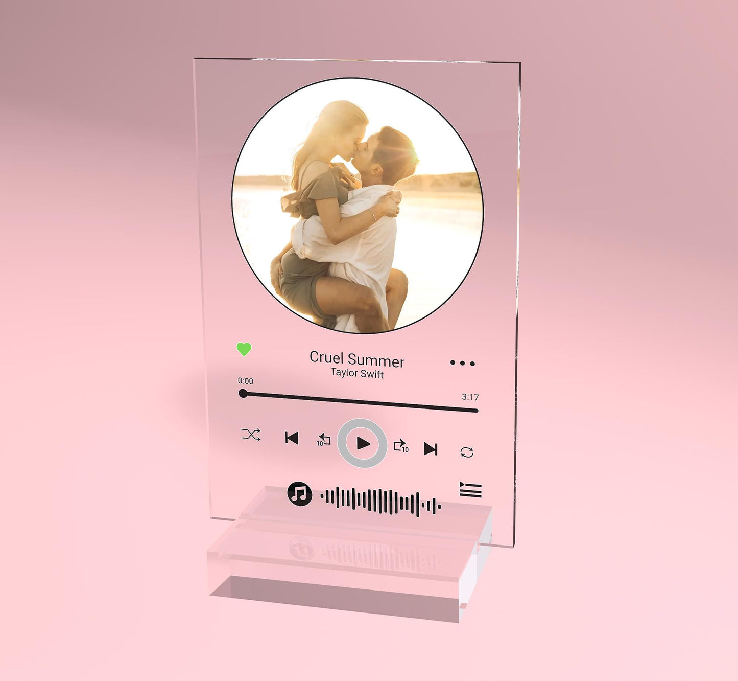 Custom Acrylic Music Plaque Song Plaque - Personalized Album Cover Music Plaque - Anniversary Gifts for Her & Him