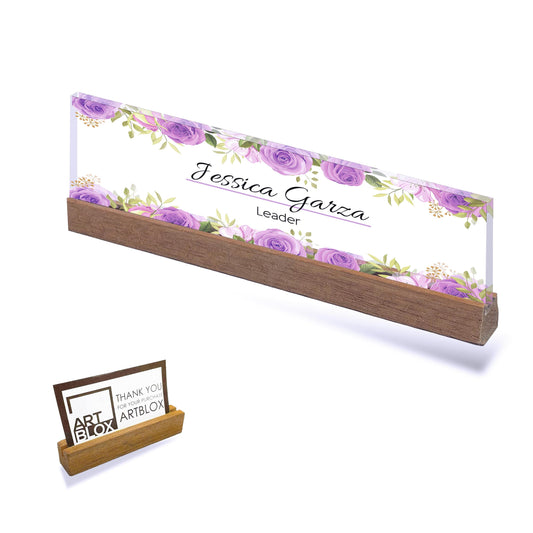 Custom Clear Acrylic Nameplate for Professionals, Personalized Name Plate for Teacher, Masters Degree Graduation Gift, Name Plate for Desk