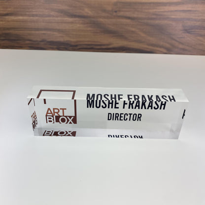 Custom Order Personalized Name Plate for Desk | Custom Office Decor Nameplate Sign | Personalised Gift