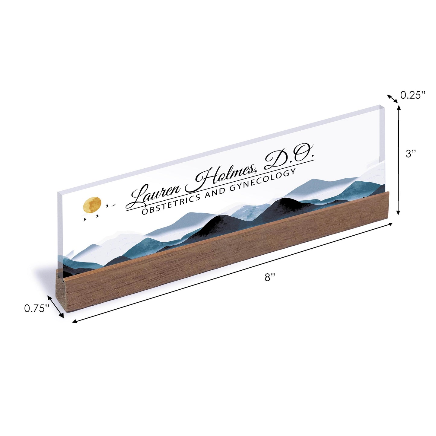Personalized Name Plate for Desk, Custom Office Decor, Work Gift, Coworker Gift, Desk Nameplate, Desk Sign, Office Gift, Promotion Gift