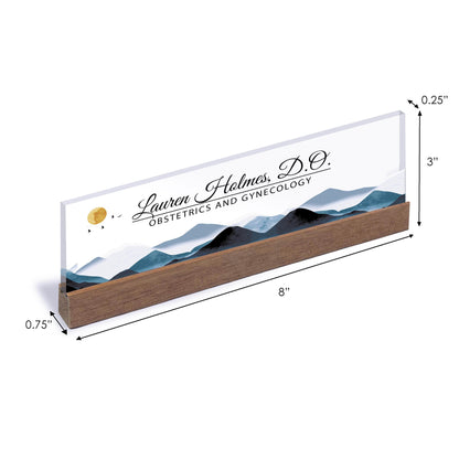 Personalized Name Plate for Desk, Custom Office Decor, Work Gift, Coworker Gift, Desk Nameplate, Desk Sign, Office Gift, Promotion Gift