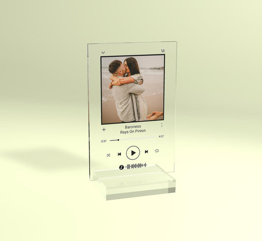 Custom Music Plaque, Your Favorite Song, Song Plaque Gift, Couples Gift, Best Friend Gift, Gift for Music Lovers, Valentine's Day