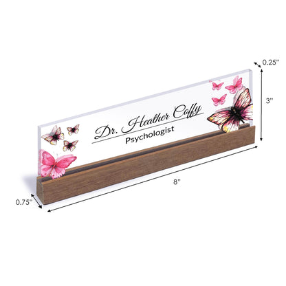Desk Name Plate, Custom Name Plate for Desk, Acrylic Name Desk Plate, New Job Gift, Promotion Gift, Coworker Gift, Graduation