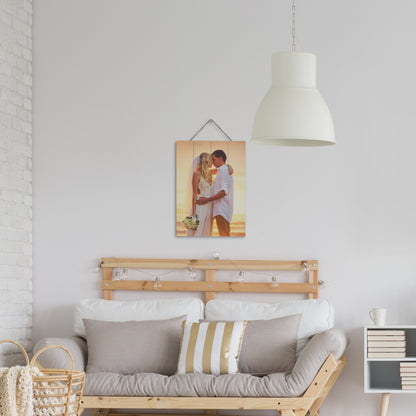 Custom Picture Frames On Real Wood Wall Art Print Pictures From Your Phone Wedding Baby Dog Family Christmas Customized Gifts Photo Prints