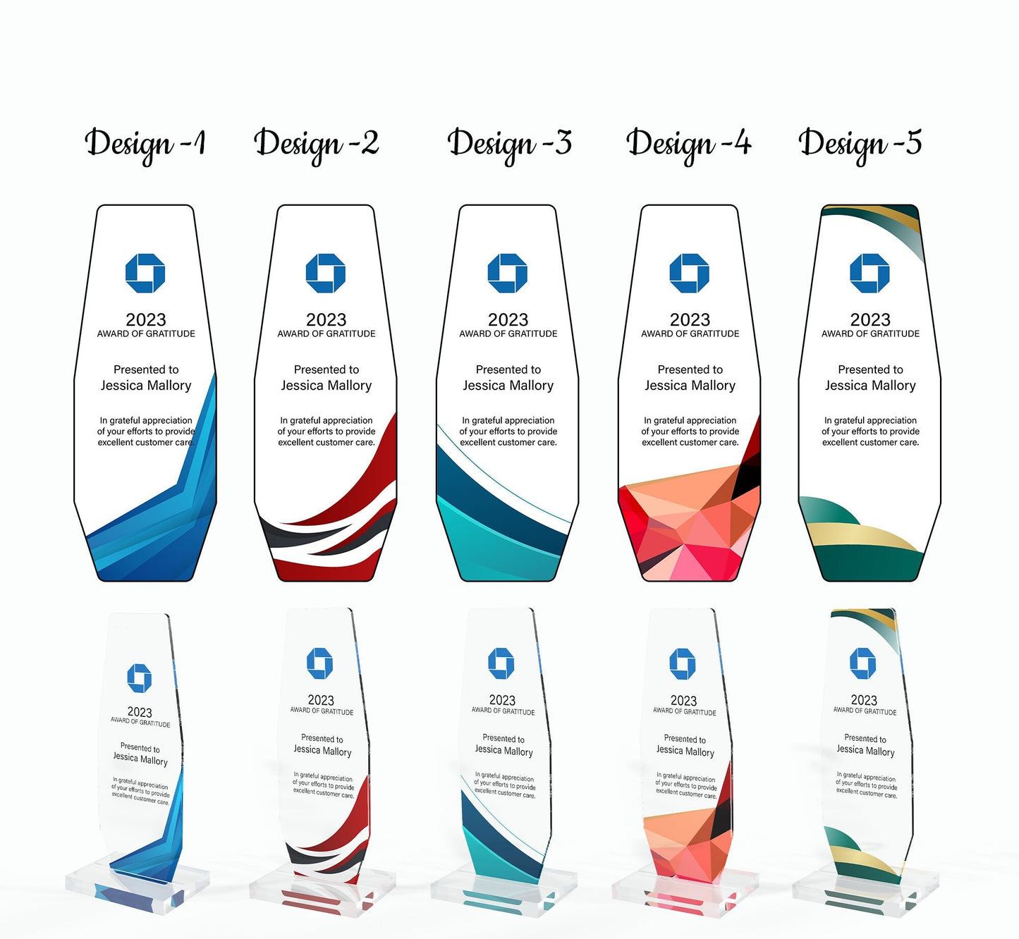 ARTBLOX - Custom trophy | custom award plaque | engraved award | engraved acrylic trophy | acrylic award