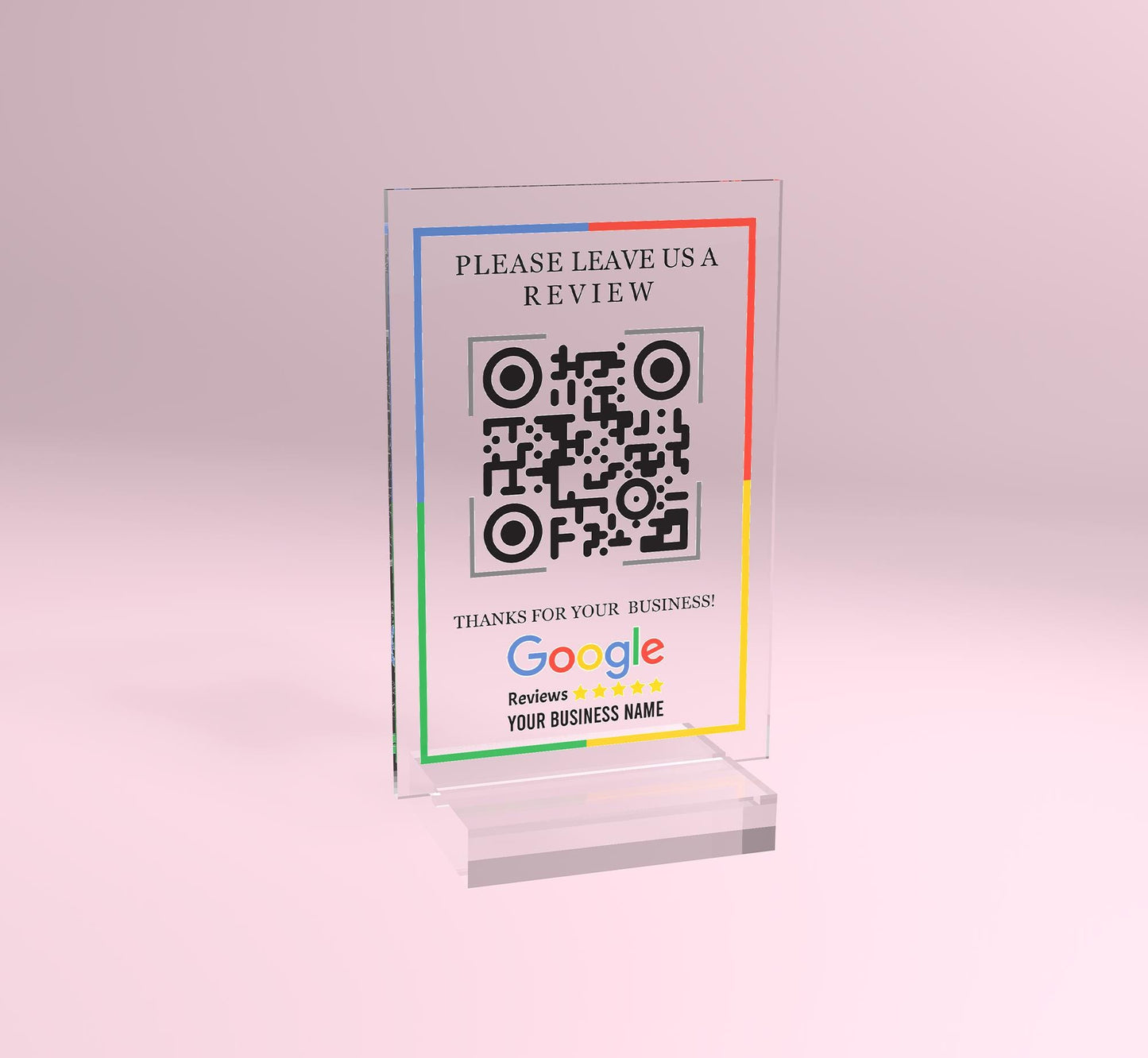 Business Review Link or Social Media QR Code | Salon Sign | Beauty Sign | Hairdressers Beautician Sign | Barcode Scan