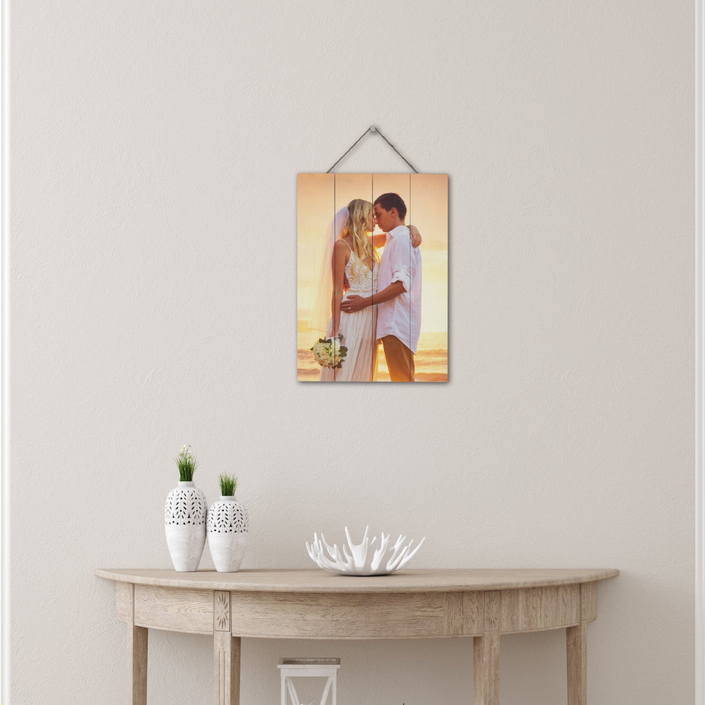 Custom Picture Frames On Real Wood Wall Art Print Pictures From Your Phone Wedding Baby Dog Family Christmas Customized Gifts Photo Prints