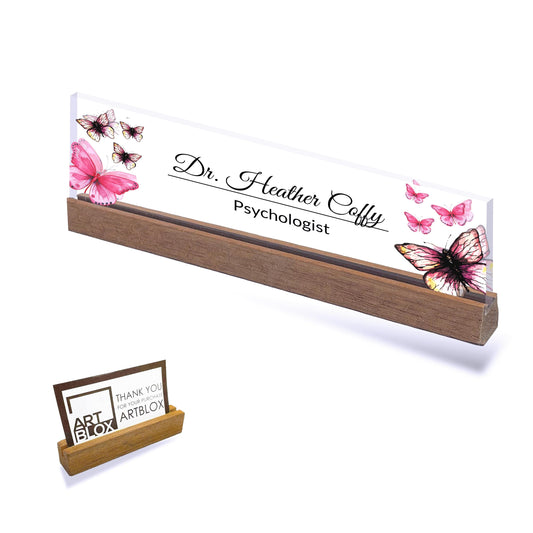 Desk Name Plate, Custom Name Plate for Desk, Acrylic Name Desk Plate, New Job Gift, Promotion Gift, Coworker Gift, Graduation