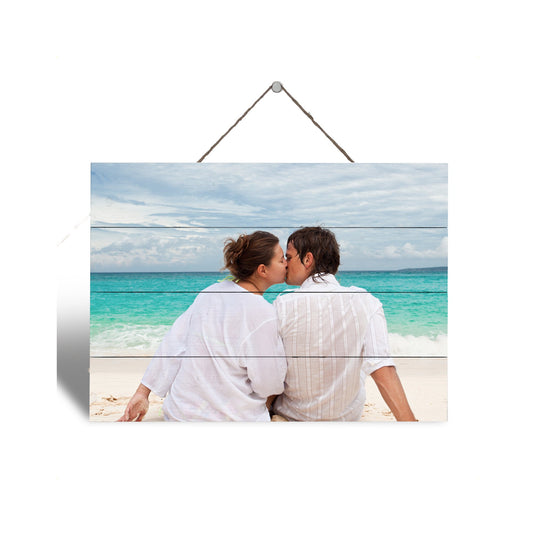 Artblox Handmade Personalized Photo Prints on Wood - Inspirational Wall Art with Your Picture - Custom Photo Gifts 6"x6"