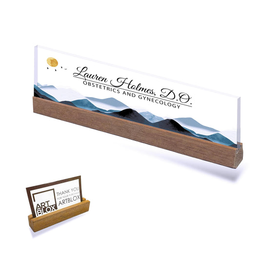 Personalized Name Plate for Desk, Custom Office Decor, Work Gift, Coworker Gift, Desk Nameplate, Desk Sign, Office Gift, Promotion Gift