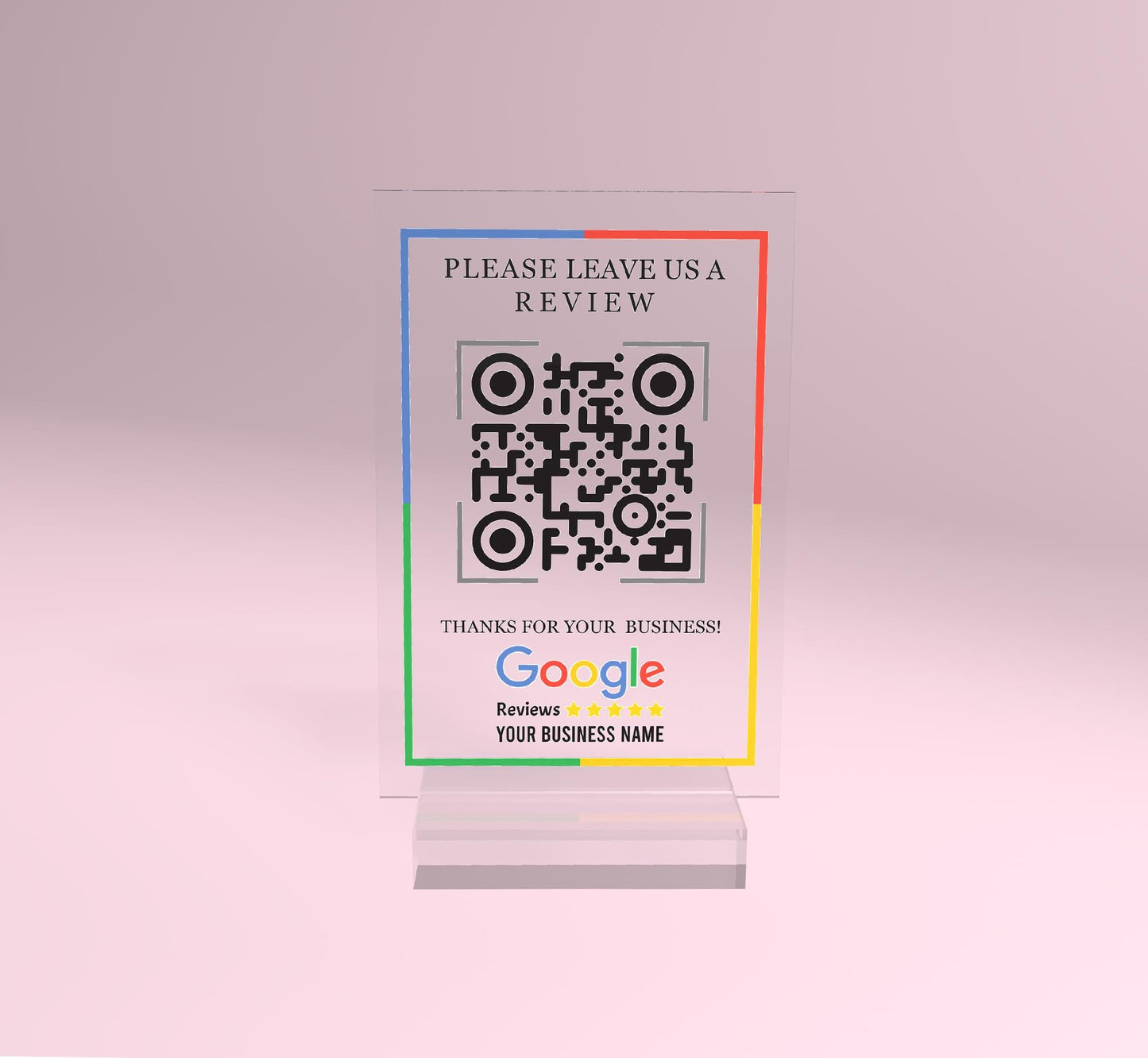 Business Review Link or Social Media QR Code | Salon Sign | Beauty Sign | Hairdressers Beautician Sign | Barcode Scan