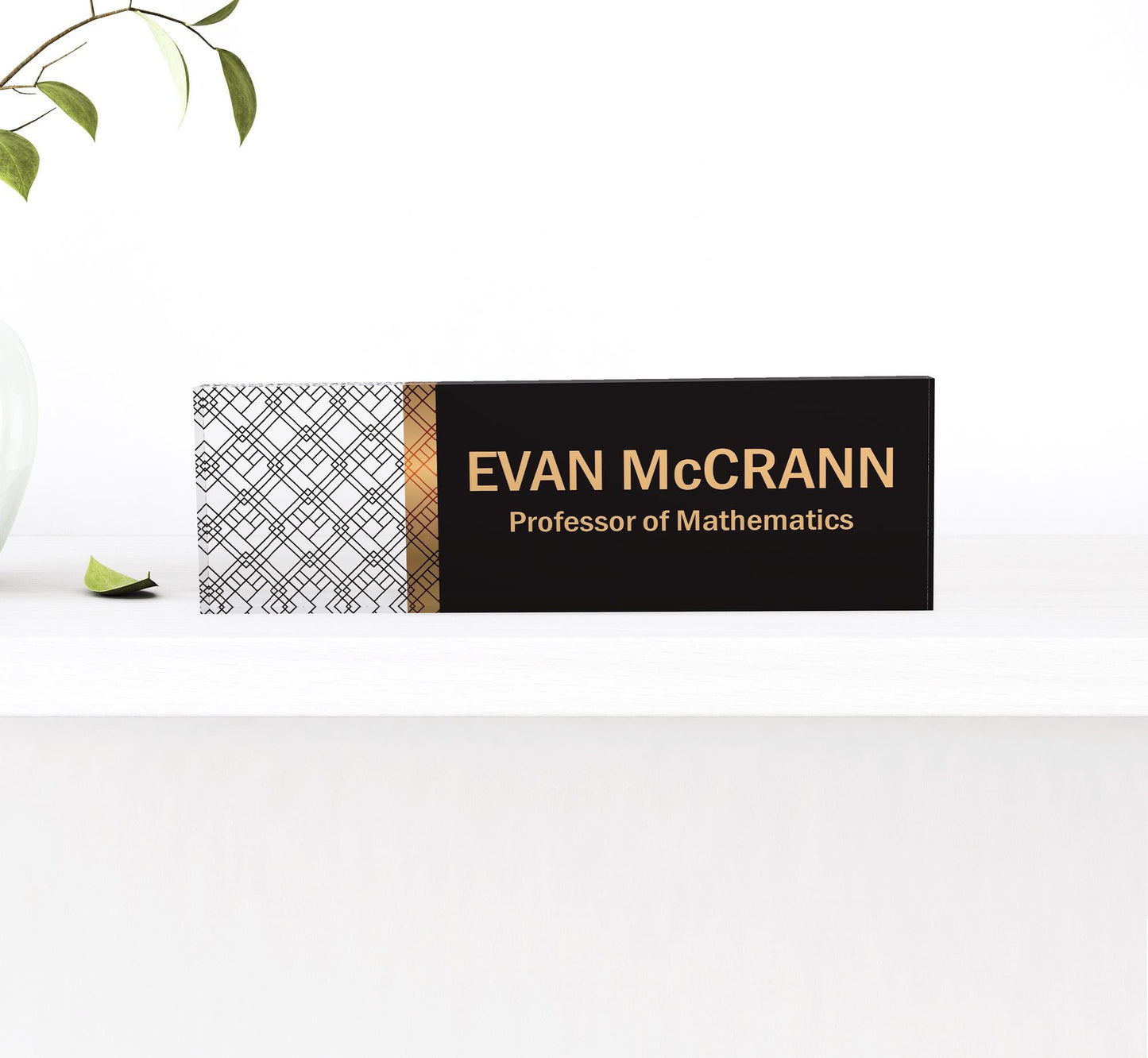 Custom Desk Name Sign, Acrylic Desk Name, Personalized Acrylic Name Plate for Desk, Coworker Gift, Office Decor, Custom Desk Name Plate