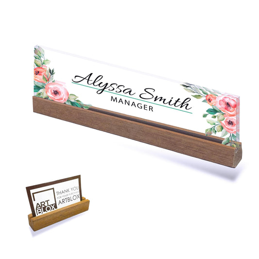 Desk Name Plate Personalized, Office Desk Plate, Desk Sign, Custom Office Decor Nameplate Sign, Custom Name Plate, Office Gift