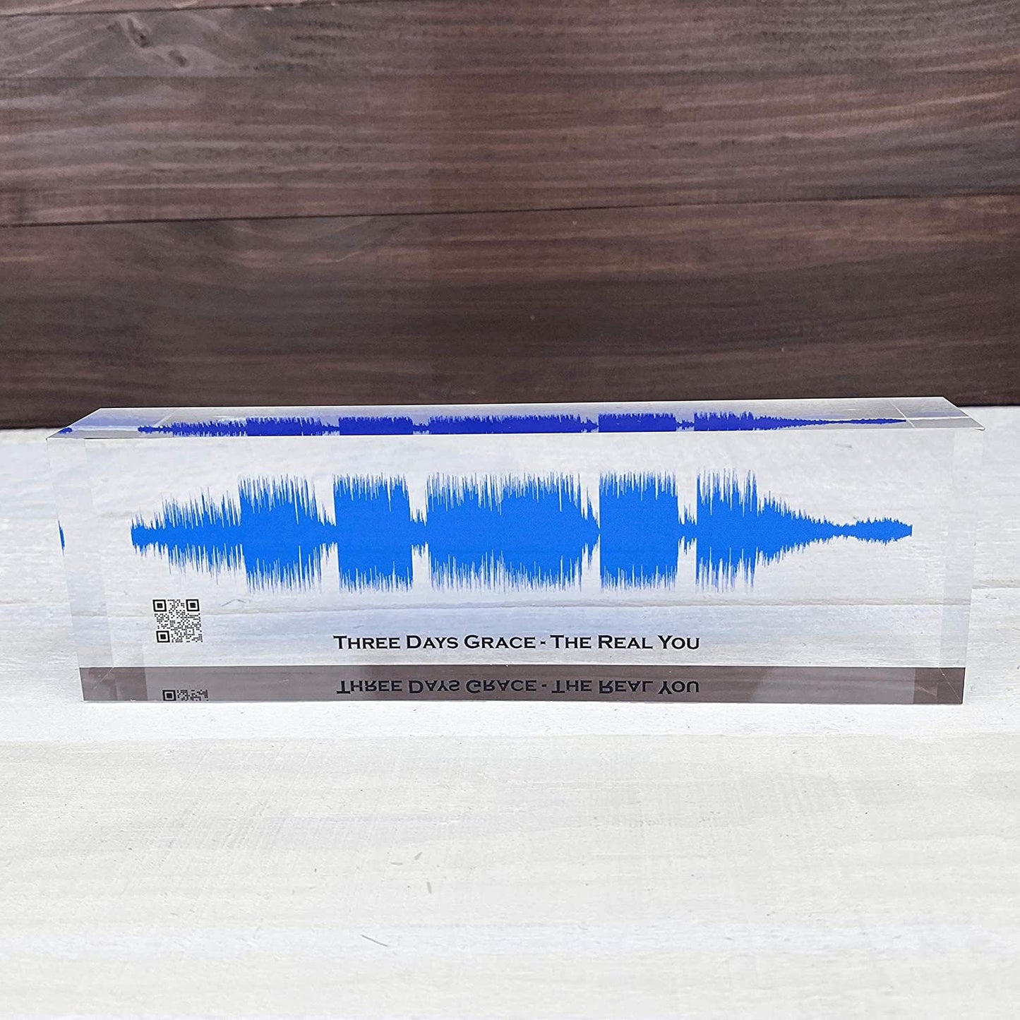 Artblox Soundwave Art Customized Gifts | Any Personal Recording or Song On Acrylic Block | Personalized Gifts
