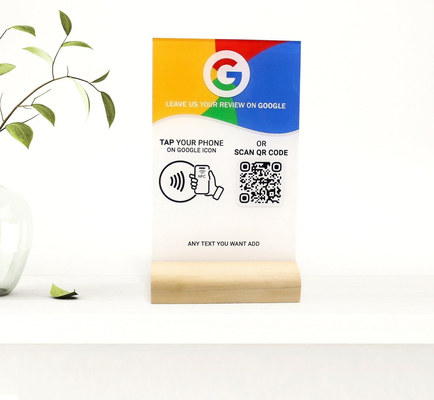 NFC google review stands - easy, instant feedback for businesses! boost your google reviews with our nfc online review stands