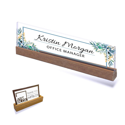 Custom Desk Name Sign, Acrylic Desk Name, Personalized Acrylic Name Plate for Desk, Coworker Gift, Office Decor, Custom Desk Name Plate