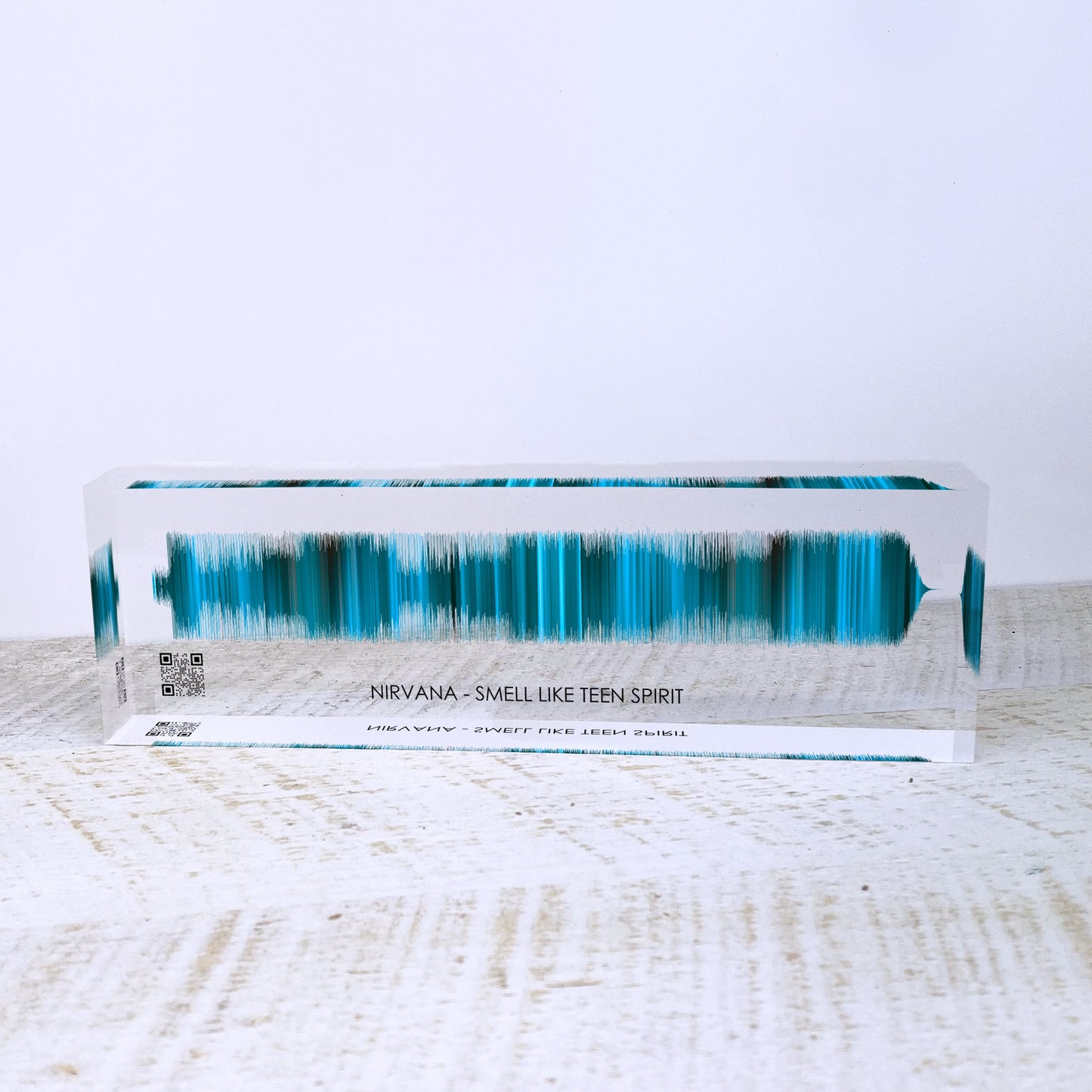 Artblox Soundwave Art With Scannable Qr Code Any Video Voice Recording Baby Heartbeat Or Song Spotify Plaque Christmas Personalized Gifts