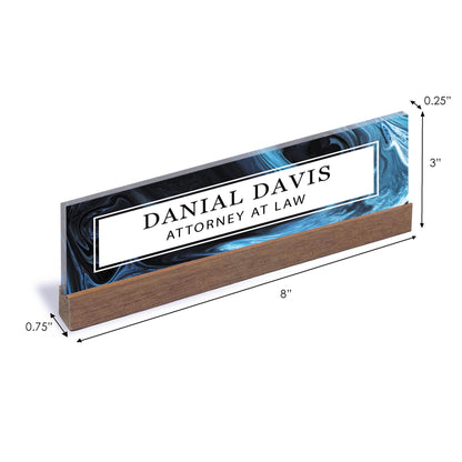 Teacher Name plate, Office Decor, Desk Name Plate Custom, Name Plate for Desk, Daughter Gift, Desk Plaque, Phd Gift